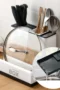 Tableware Storage Holders Kitchen Knife Plastic Storages Racks For Kitchen Convenience Cabinet Kitchen Gadgets