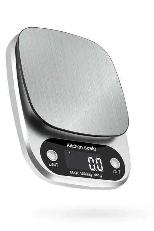 Digital Kitchen Food Diet Scale, Multifunction Weight Balance 22lbs 1g Kitchen Scale Stainless Steel Weighing Scale For Food Diet Postal Balance Measuring