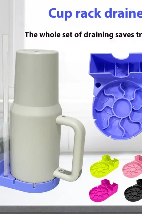 Cup Silicone Drainboard Storage Rack Kitchen Gadgets