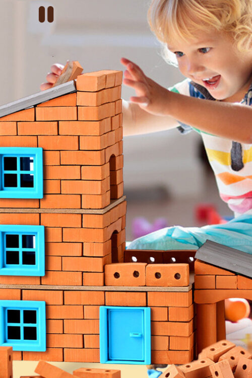 Educational Toys Little Mason Toys Mini Build A House
